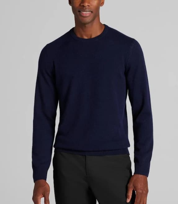 Jos. A. Bank Men's Tailored Fit Wool-Cashmere Sweater