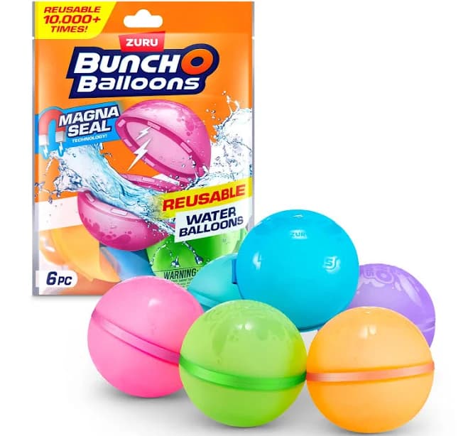 Bunch O Balloons Reusable Water Balloons 6-Pack