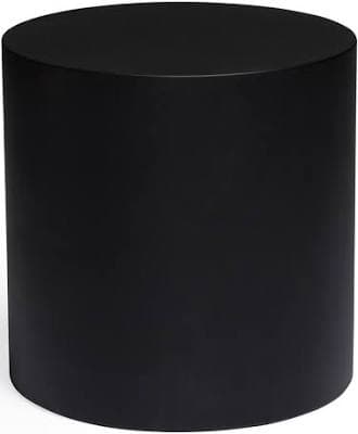 Polished Concrete Outdoor Round Accent Table