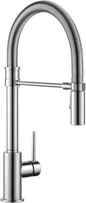 Delta Trinsic Single Handle Pull Down Spring Kitchen Faucet