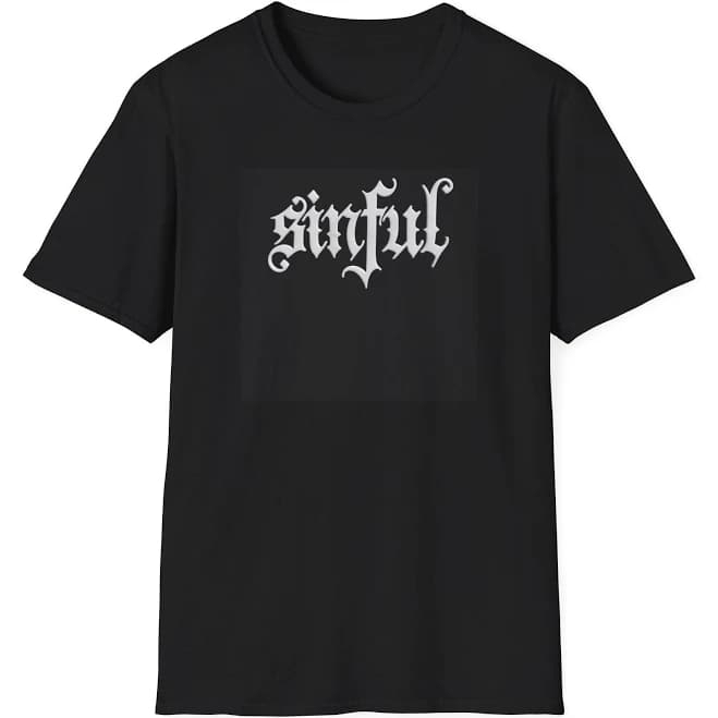 Gothic Old English Lettering T-Shirt
