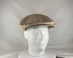 Khaki Newsboy Hat Adjustable 80's Men's YR Cotton Polyester Tan Beige Twill - Etsy Sweden