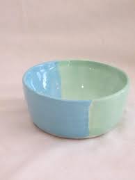Light Blue and Light Green Trinket Bowl - Etsy