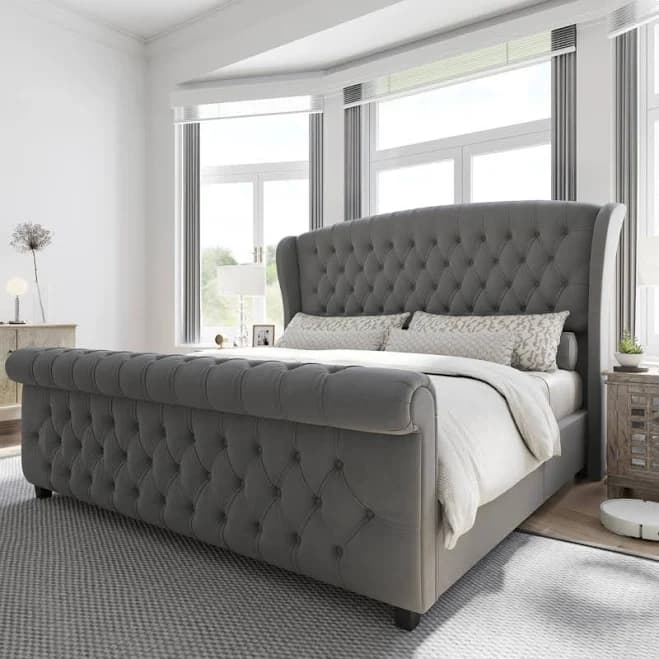 Willa Arlo Interiors Dulane Upholstered Sleigh Bed
