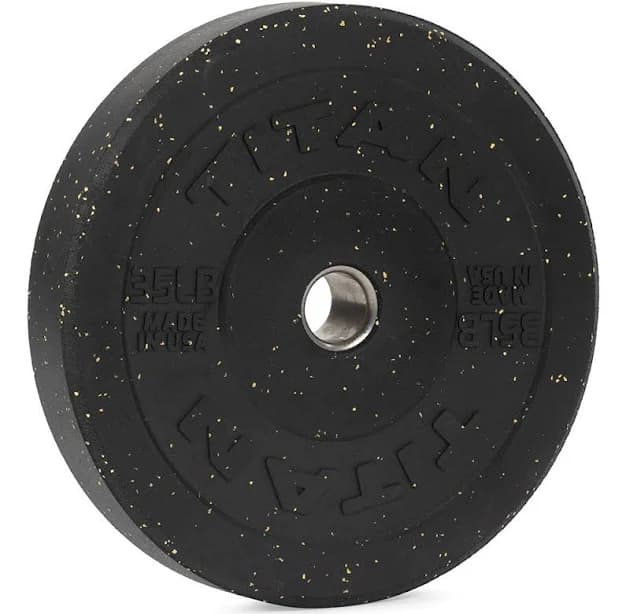 Titan Fitness Crumb Rubber Bumper Plates