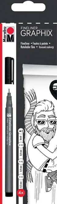 Marabu Fineliner Graphix Pen Set