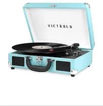 Victrola Bluetooth Stereo Turntable in Turquoise