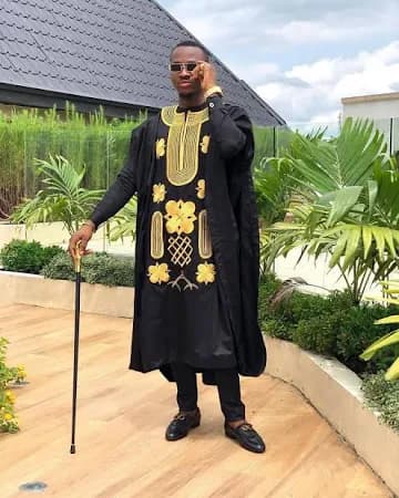 AGBADA Men's Traditional African Wedding Suit