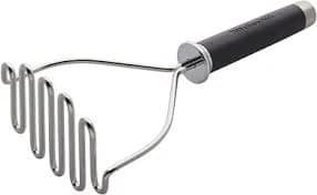 KitchenAid Gourmet Stainless Steel Wire Potato Masher (KO008OHOBA) – Black Handle