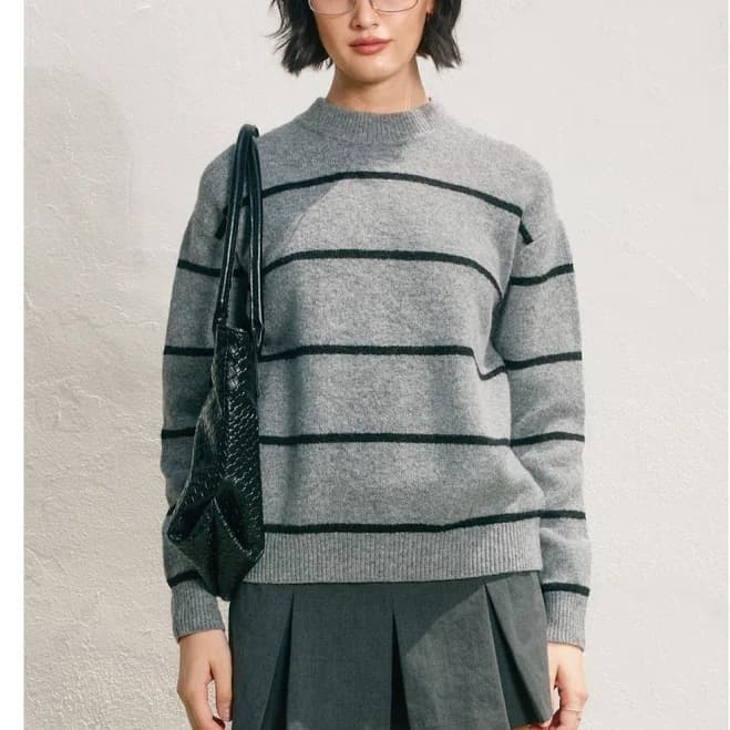 Striped Crewneck Sweater