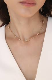 Ettika Baguette Cubic Zirconia Oval Station Necklace | Nordstromrack