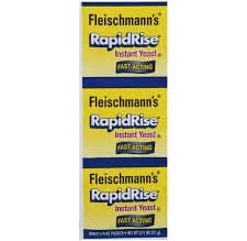 Fleischmann's RapidRise Fast-Acting Instant Yeast 3 - 0.25 oz Packets