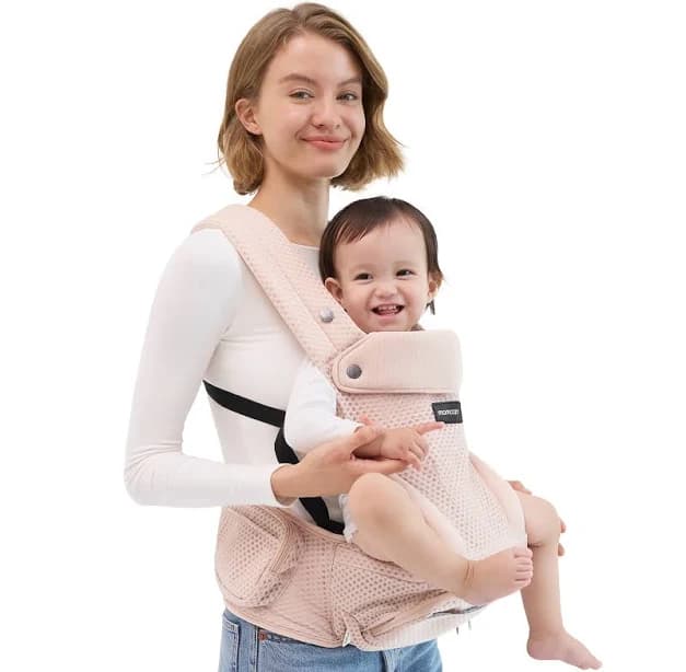 Momcozy Move2Fit 2-in-1 Hip Seat Baby Carrier