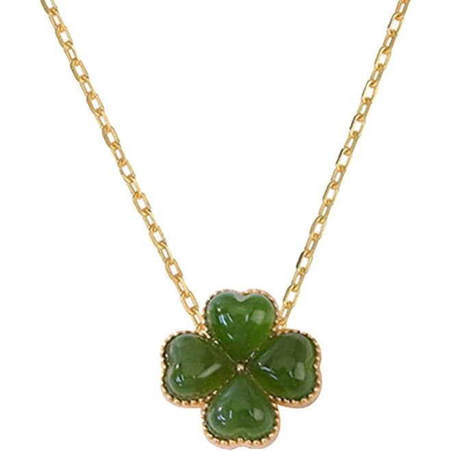 Jardin Women's Green Jade Pendant Necklace