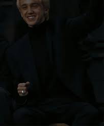 Draco Malfoy Black Suit
