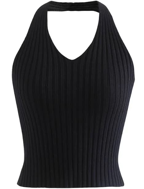 Halter Neck Crop Top