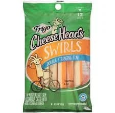 Frigo® Cheese Heads® Cheddarella™ Cheddar-Style String Cheese, 10 oz, 12 Count