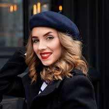 Blacky Beanie Hats Men French Beret Cap Winter Artist Painter Hat Solid Color for Women Women's Beret Hat (A, M) Plush Warm Full Coverage Hat with Earflap Deals 2024 at Amazon Women's