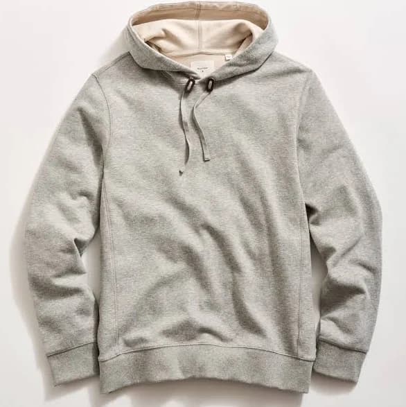 Billy Reid Rib Hoodie Pullover