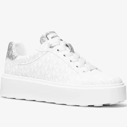 Michael Kors Romey Metallic Platform Sneakers