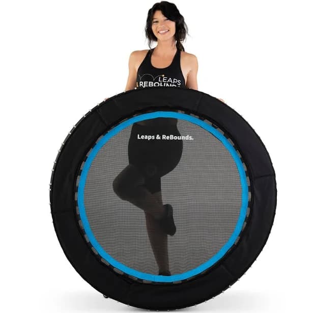Mini Trampoline Fitness Rebounder Leaps & Rebounds