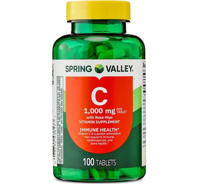 Spring Valley 1000 mg Rose Hips Tablets