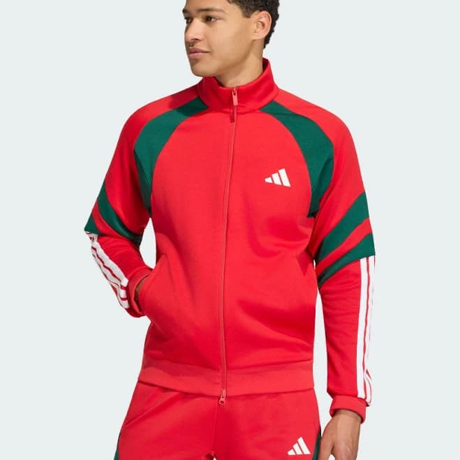 adidas House of Tiro Nations Pack Track Top Red Cotton XS - Jackets