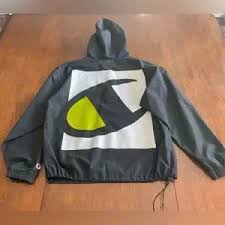 Champion | Jackets & Coats | Champion Windbreaker Blackgreenwhite Sizem | Poshmark