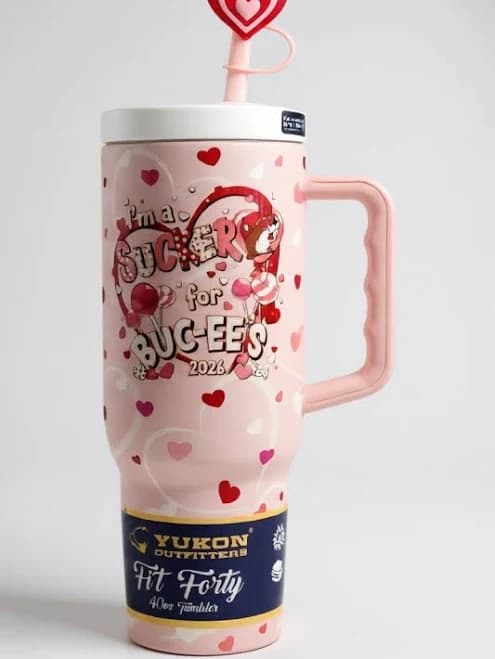 Buc-ee's Love Is In The Air Valentine's Tumbler