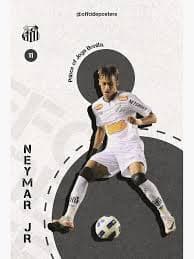 Neymar Jr. Santos" Poster for Sale by OffcidePosters | Redbubble