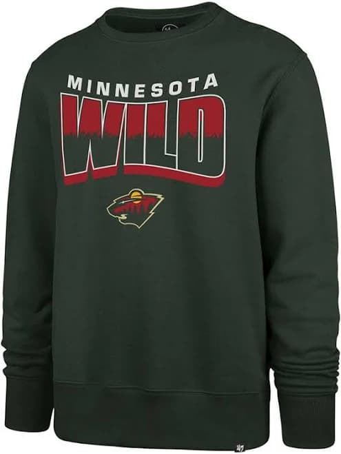 Minnesota Wild '47 Brush by Headline Crew Sweatshirt
