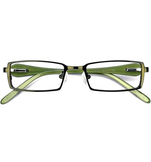 Sllac Rectangle Glasses Online, Green Full Rim Frame, Galileo-Kids frame