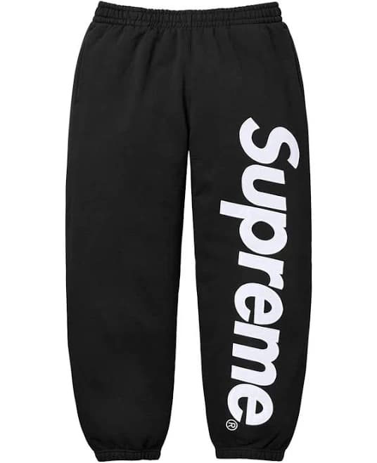 Supreme Men's Satin Appliqué Sweatpants