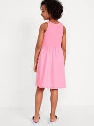 Sleeveless Mixed Material Dress for Girls | Old Navy