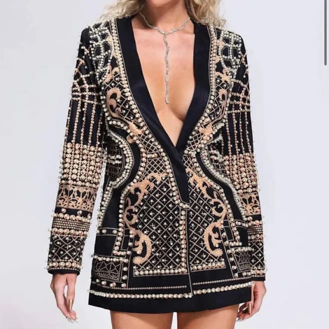 Embellished Blazer