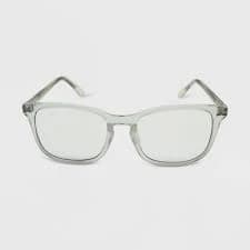 Wild Fable Women's Crystal Rectangle Light Filtering Glasses