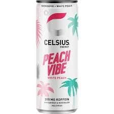 Celsius Sparkling Energy Drink Peach Vibe
