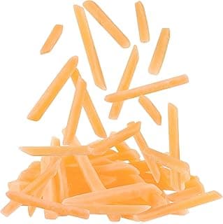 Zhanmai 30 Pieces Fake French Fries Artificial Realistic French Fries Simulation PVC Kitchen Decoration Lifelike Tools Restaurant Window Display Party Tricky for Adult