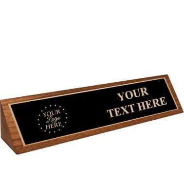 Rosewood Desk Nameplate