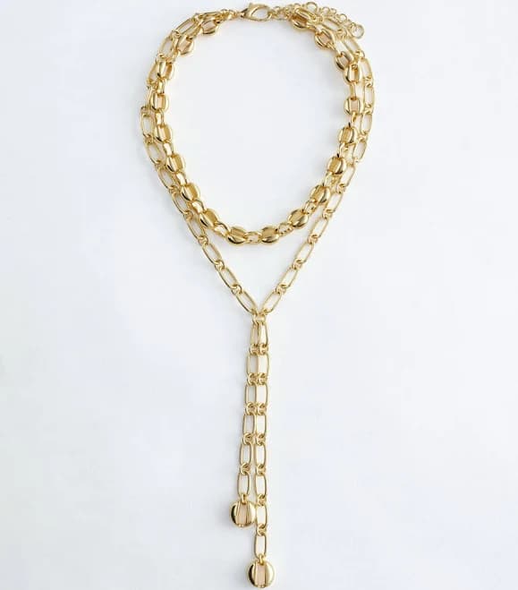 & Other Stories Bold Layered Chain Necklace
