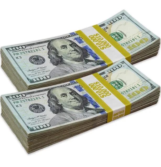 New Series Full Print Prop Money Stack