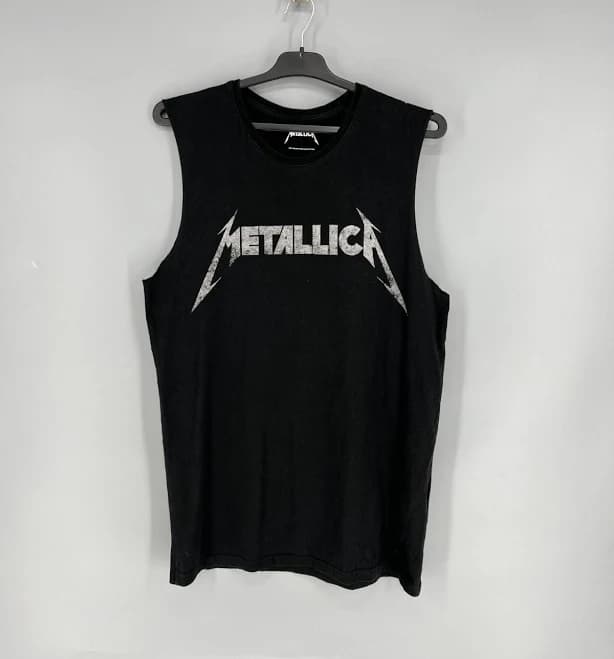 Metallica Men's Sleeveless Band T-Shirt