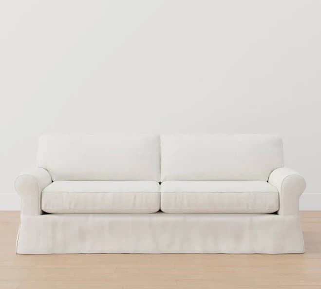 Pottery Barn Buchanan Roll Arm Slipcovered Grand Sofa
