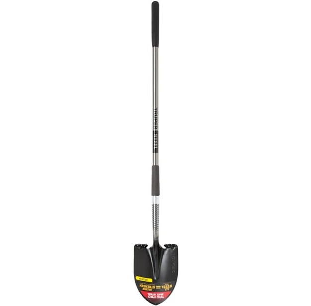 Truper Tru Pro Max Steel 48 in. Long Handle Round Point Shovel
