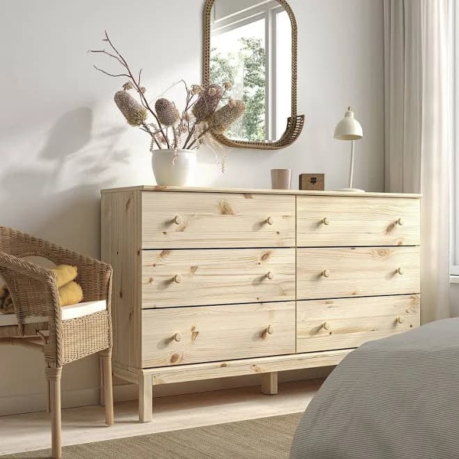 IKEA Tarva 6-Drawer Dresser