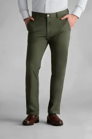 Twillory Men's Tailored Performance Stretch Dress Pants