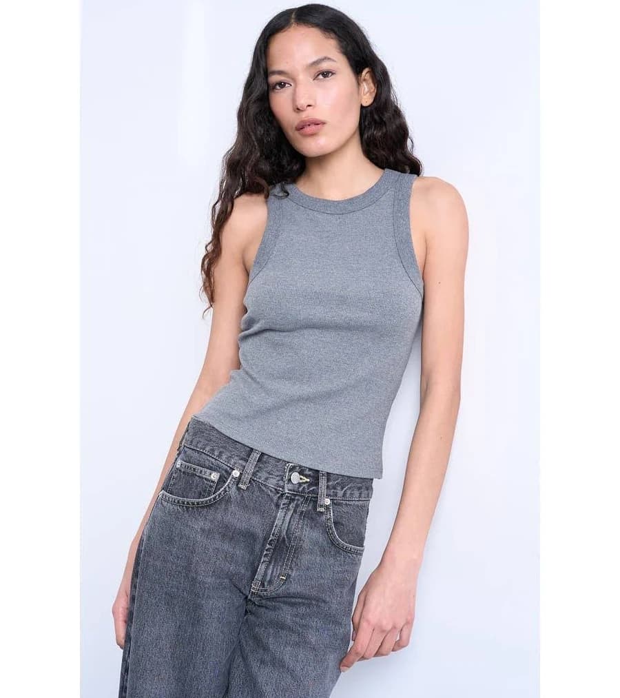 Topshop Women's Rib tank Nordstrom