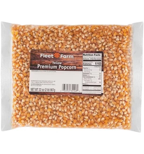Fleet Farm Yellow Premium Popcorn