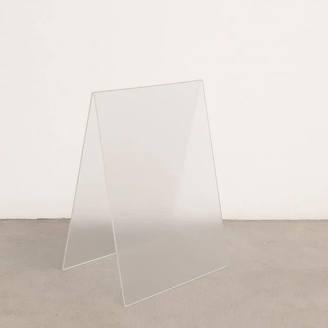 Transparent Acrylic A-Frame Sidewalk Sign