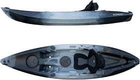 Hoodoo Element 95 Sit-On-Top Fishing and Recreation Kayak